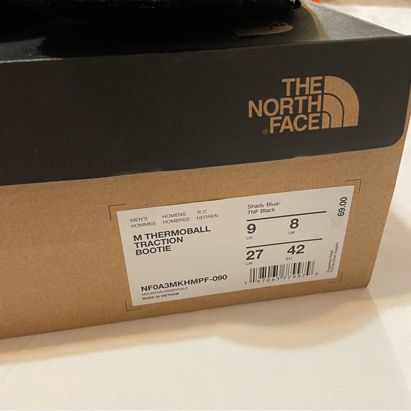 navy the north face men’s thermoball traction boots - Picture 6 of 6